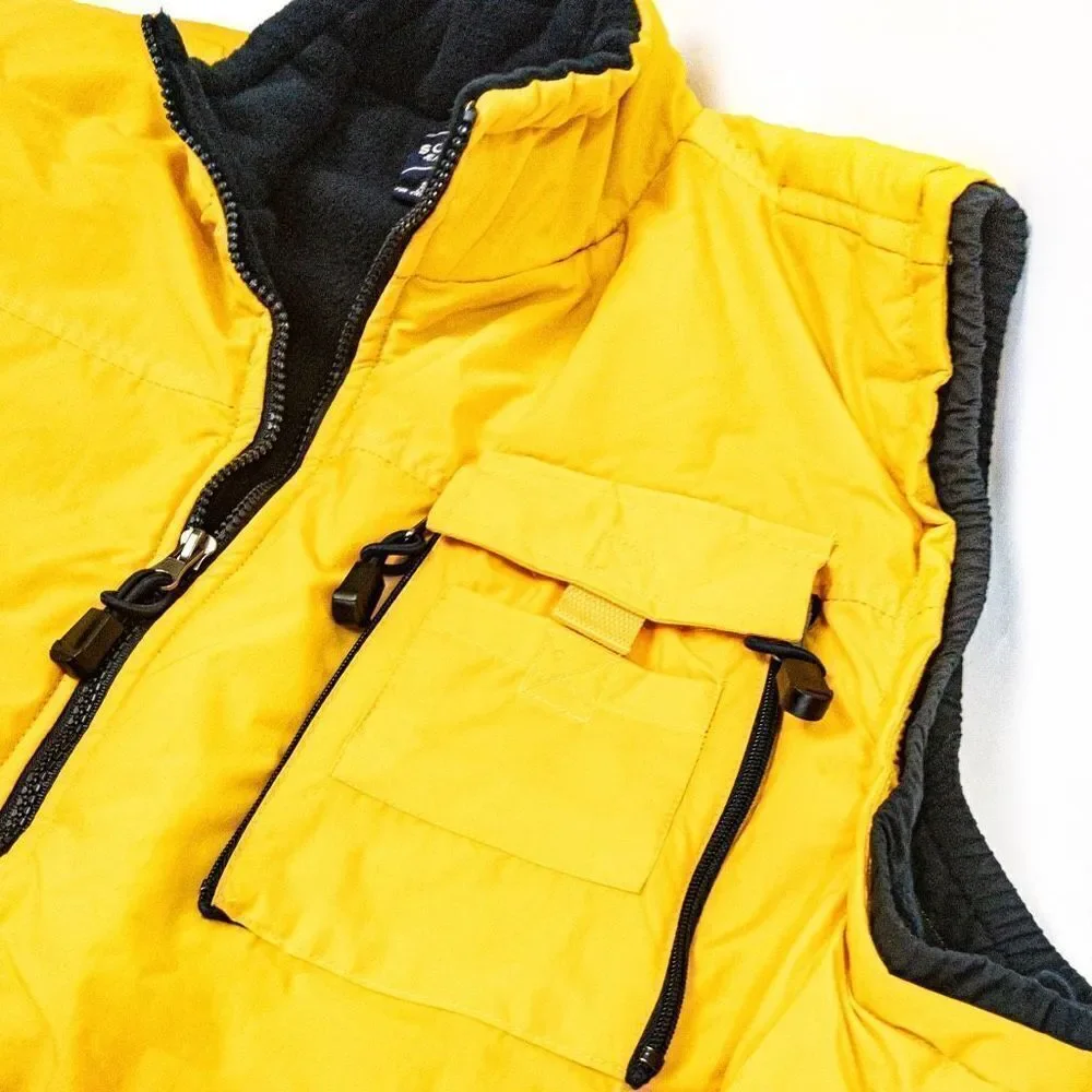 Sonoma Yellow/Navy Insulated Camp Vest Sz XL